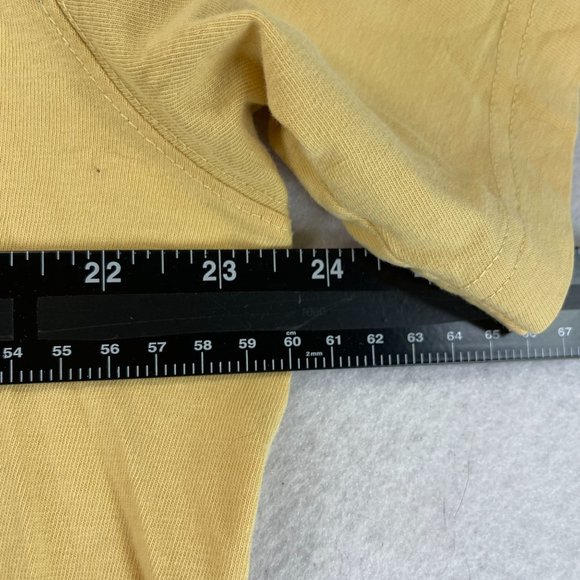 LIFE IS GOOD Mens L Yellow Action Hero Shirt Hobby Dad Fathers Day Short Sleeve - Picture 8 of 9